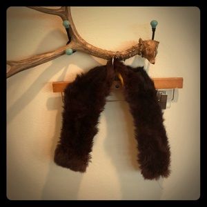 Vintage fur cowl